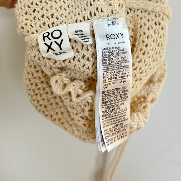 ROXY Island Hopper Crochet Shorts in Tapioca Size Small - Picture 6 of 7